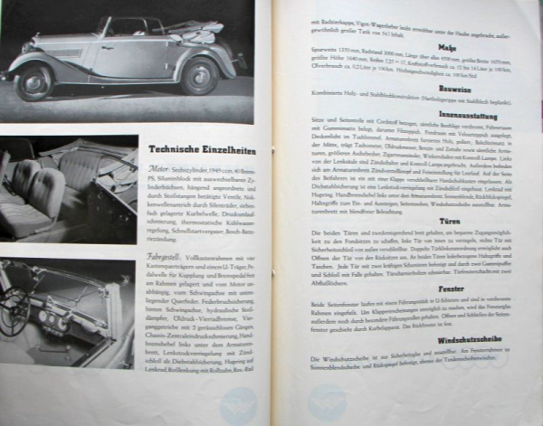 Wanderer Modelprogram 1935 Automobile-Pressekit (10061)